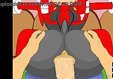 It took a while, yes, but in the end Furry Shadow got her cartoon character on for some hot, hardcore naked fun