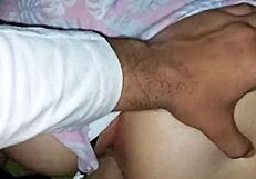 Another hot and passionate home sex video featuring busty amateur girlfriend and her toned man