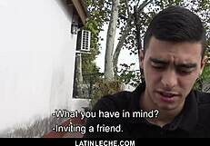 While this Latin stud is paid well for his work as a male escort and gay model, he finally gets paid for what he wishes for– gay anal action!