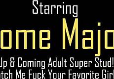 This Movie features Sara Jay a very big busted MILF who is giving Rome Majors a good pounding on his huge member