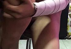 Neighbor's wife is a seductive MILF: Unexpected encounter