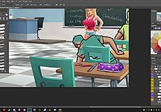 LEWD DRAWING ART of Darkcookie’s Summertime Saga on Picarto