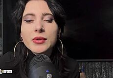 Transgender german sissy ASMR Lou Nesbit Lia Louise in female domination video