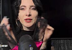 Transgender german sissy ASMR Lou Nesbit Lia Louise in female domination video