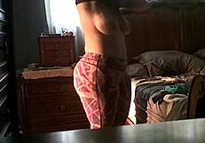 Wow! Watch This Wife Strip Naked on Hidden Cam!