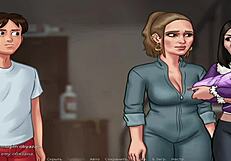 Summer vibes in Summertime Saga: Relief from stress and handjob game