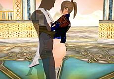 Ever seen Soulcalibur 3D hentai riding action?