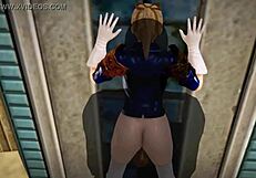 Ever seen Soulcalibur 3D hentai riding action?