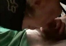 Sweet and lovely man is giving me a nice blow job
