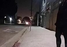 Gay Latino then gives ass on the street