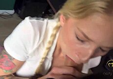 A lamp enchants a young girl in anal on Instagram