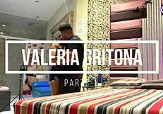 Peruvian teen Valeria gritona does an interview on her weekend naked webcam show, in which she shows off her small but beautiful tits and a gorgeous big ass