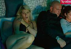 This boy got a hard-on after she touched his shaft in cam porn
