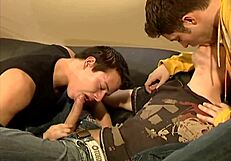 Zack Randall screwing two barebacked friends including Brian Bower