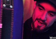 Markus Kage’s rough gay assfuck and fucked with wrists handcuffed and balls tied deep with Ryan Stone and Jay