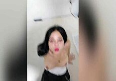 Petite girlfriend has to punished because of she was slut