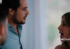 Hot Austrian Vienna Rose and Tyler Nixon showering affection and having spontaneous makeup sex
