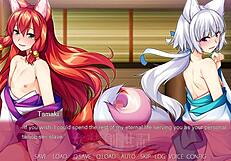 Genesis Jyosou’s Yui Tamaki in Yahaplin: Hot and steamy 2-scenes threesome with shemale