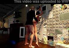 Updates: Semi-erotic section – Wicked resident Jill Valentine has her twat violated by Wesker in 3D chat