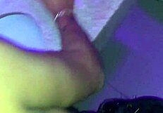 Finally, a white, blonde girl is f**ed by a big black man on an outdoor balcony