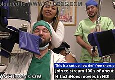 Freshman Melany Lopez finds a satisfying orgasm at Doctor Tampa's hand