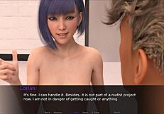 playing inspector at nudist school beach part 11