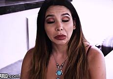 Lovely Missy Martinez’s throat fuck and post scene interview