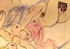 经典复古收藏中的老式情色画作