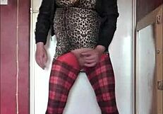 Gay porn: Bisexually conditioned crossdresser makes his gay partner beg for it and cum to it