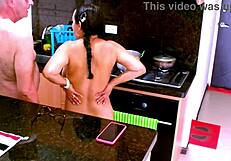 Gear up for a hot squeeze in the kitchen with a parcel!