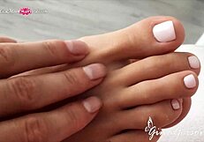 Lilu Moon’s lesbian fingering and her touching the pussy