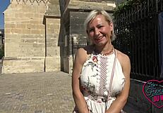 Sultry MILF Kim continues her series’ obsession with big boobs and has a hot session