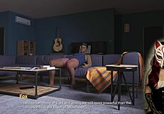 Gamer girl in animated porn game creamed rather easily