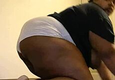 Beautiful BBW with great twerking skills has a gushing orgasm