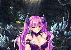 Monster girl harem: The first episode with a stuck demon