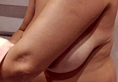 Big tits and a great POV while jerking off and sucking a cock.