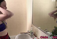 Real Aussie beauty in lingerie, solo play in high definition.