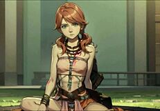 Oerba Dia Vanille in animated hentai from Final Fantasy XIII