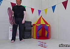 Small boobed beauty gets rough treatment in anal clinic