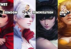 4 Weiss is the supreme mistress in this Rwby Hentai featuring femdom, denial, and CBT.