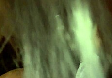 A white slut giving a good blowjob and getting a facial