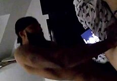 Big black cock and thick white girl in hardcore scene with long strokes and smacking ass
