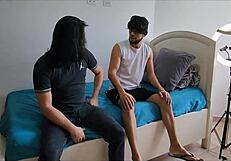 A married woman has an affair with her husband’s stepbrother and gets a creampie in this hot scene.