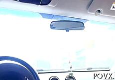 Beautiful POV video of Amanda Tate in action