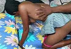 Waking up with my beautiful girlfriend and having sex with her.