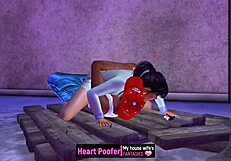 A woman shares her experience of a steamy morning encounter in an animated video.