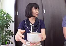 Miyamikan is a classy and slutty teacher of tea ceremony in this video. Asian cutie gets the job done.