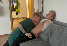 A young and straight man with an above average cock seduces a gay teenager and gives him a blowjob and anal sex.