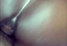 A slutty black lady gets fucked in the bathroom while smoking a wet cigarette.