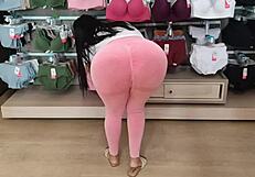 Hidden camera footage of amateur spying and homemade porn with an unexpected twist